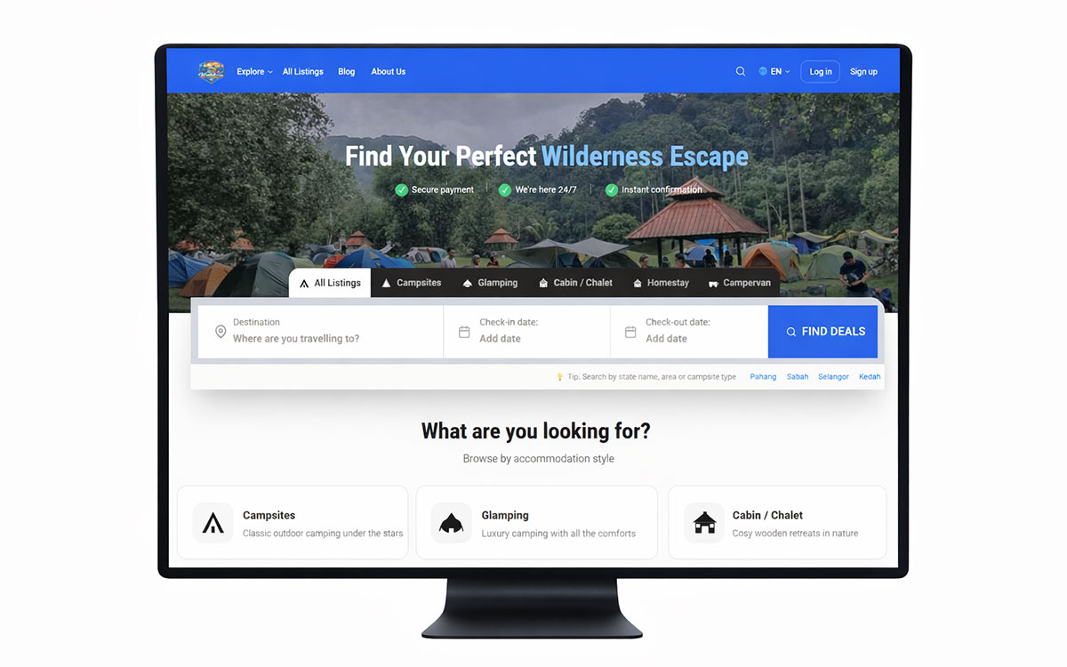 Our Latest Campsite Platform Project